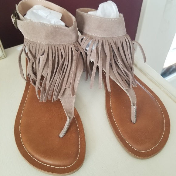 Restricted Shoes - Restricted Fringe Sandal